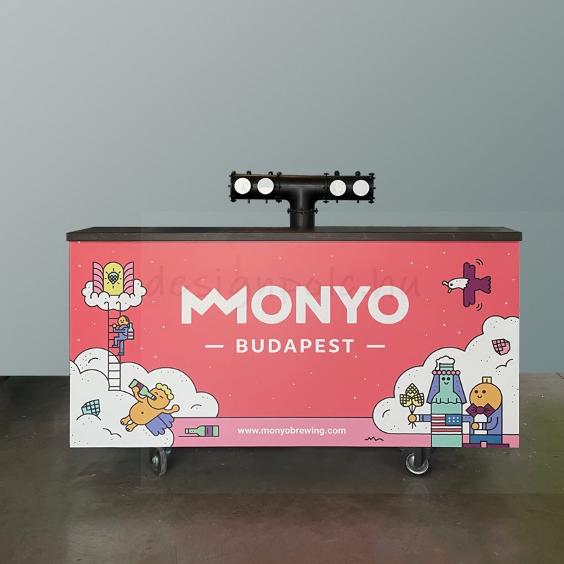 MOBIL SÖRPULT PVCHAB BORÍTÁSSAL 4 KEG 200CM