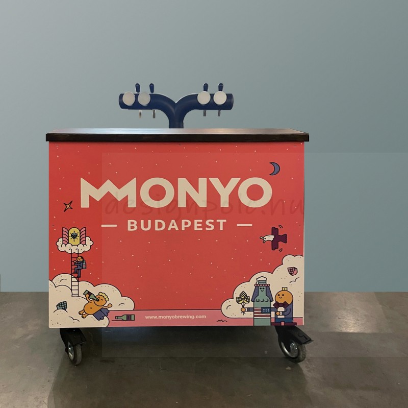 MOBIL SÖRPULT PVCHAB BORÍTÁSSAL 2/4 KEG 125CM