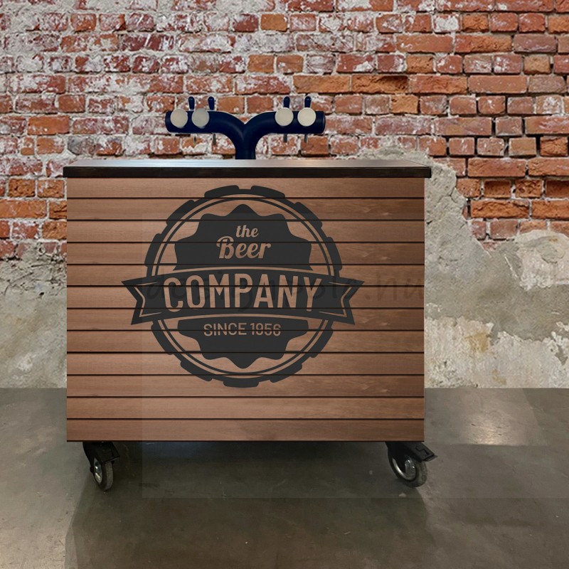 MOBIL SÖRPULT FA BORÍTÁSSAL 2/4 KEG 125CM